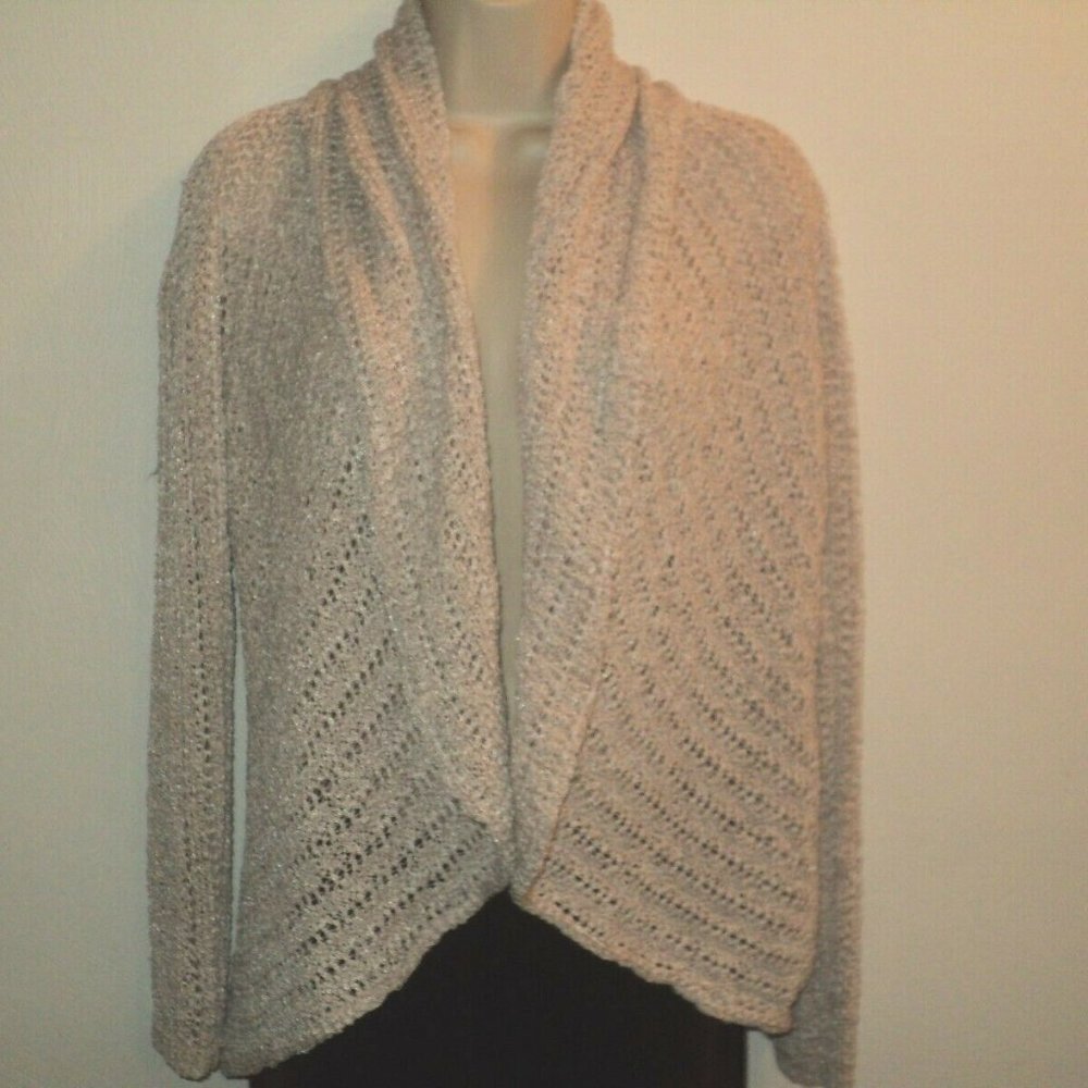 Cache Size S-L Oversized Cardigan Sweater Beige